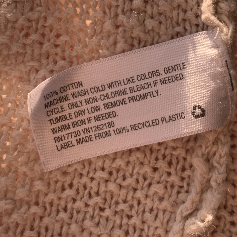Cream Crochet Top Sweater - Picture 5 of 8